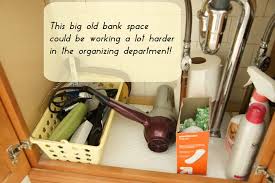 organizing under bathroom sinks