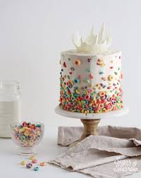 Milk And Cereal Cake Recipe Recipe Milk Cake Cake Creative Cake Decorating