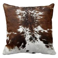 Perfect for your couch, chair, or bed. Leaveland Throw Pillowcase 16 X 16 Tri Color Brown Cowhide Print Throw Pillow Cover Buy Online In Sint Maarten At Sintmaarten Desertcart Com Productid 50384007