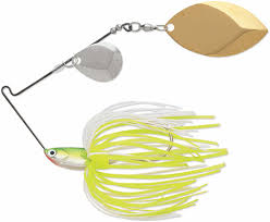Terminator T38cw T1 Spinnerbait Colorado Willow Chart Shad Gold
