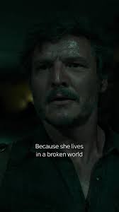 Joel's literally carrying the weight of the world