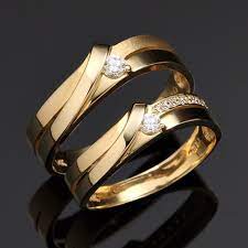 Home Wedding Rings Sets Gold Couple Wedding Rings Engagement Rings Couple