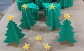 Enfeite de Mesa Arvore de Natal Eva