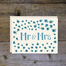 Mrs and mrs wedding cards. C 0601 Mr Mrs Wedding Card Troy Cloth Paper