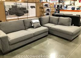 These two sectionals are both so gorgeous! Thomasville Fabric Sectional With Ottoman Costco Weekender