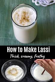 Lassi Recipe How To Make Punjabi Sweet Lassi Spice Up The Curry Recipe Lassi Recipes Lassi Milk Tea Recipes