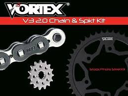 Black And Gold Motorcycle Chain Advertisement Ebay V3 Chain Sprocket Kit Black Chain 525 15 45 Hardcoat Aluminum For 10 12 Sv650s Black Chain Black Steel Steel