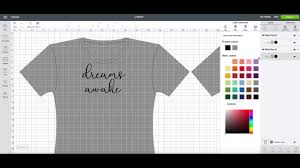 How To Make A Tee Shirt Design In Cricut Design Space
