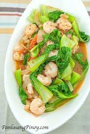 Sauteed Bok Choy With Shrimp Panlasang Pinoy Recipe Recipes Vegetable Recipes Food