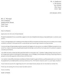 Disability support worker sample cover letter. Cover Letter For Child And Youth Worker