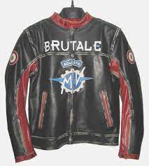Mv Agusta F4 Brutale Motorcycle Real Leather Jacket Size S M Xl Xxl Lederjake Real Leather Jacket Jackets Leather Jacket