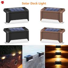 I will explain some of the main types of outdoor solar lights and their they are designed in such lovely styles that fit on the fence's pillars and become a part of them. 1pc Solar Stairs Light Led Garden Light Outdoor Waterproof Solar Wall Lamp Solar Fence Lamp Outdoor Solar Deck Lights Pathway Yard Garden Fence Light Landscape Deck Lights Shopee Philippines