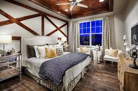 But at times, it can make it a bit harder to define where one room ends and the next begins. Transitional Master Bedroom Blends Rustic And Contemporary Master Bedroom Makeover Guest Bedroom Decor Transitional Master Bedroom