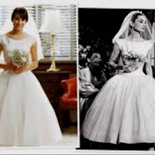 Rachel Berry Wedding Dress Glee Glee Wedding Wedding Dresses Tea Length Wedding Dress