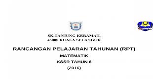 Teknik menjawab upsr bahagian a bahasa malaysia. Rpt Kssr Tahun 6 Matematik Docx