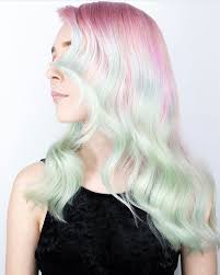 Mint Green And Pink Hair Pastel Hair Green Hair Pastel Hair Hair Color Pastel