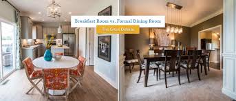Many times you may replace the buffet with a console, the showcase or china cabinet. Breakfast Room Vs Formal Dining Room Wayne Homes