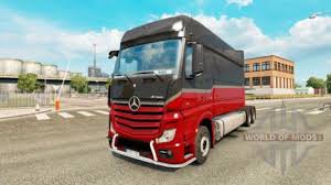 Mercedes Benz Actros Mp4 Longline For Euro Truck Simulator 2 Mercedes Benz Benz Mercedes