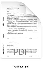 Hier finden sie informationen zum erstellen einer vollmacht und eine vorlage. Vollmacht