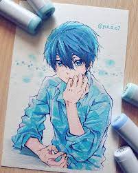 Use guide lines to help yourself draw. Image May Contain 1 Person Drawing Drawing Image Person Anime Drawings Sketches Anime Sketch Anime Artwork
