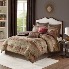 Constructed using techniques that include better stitching and stronger weaving. Madison Park Danville 8 Piece Chenille Jacquard Comforter Set Bedding Cal King Size Black Gold Comforter Sets Home Kitchen Waterfordcounseling Com