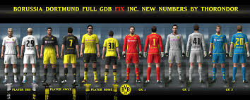 Götze has signed the shirt on the back, making it a unique item. Borussia Dortmund 11 12 Gdb Fix New Numbers Pro Evolution Soccer 2011 At Moddingway