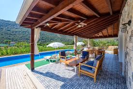 Swimming pool, closed area, garden. Villa Nazen Fethiye Turkey Booking Com