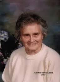 Obituary information for Ruth K Jacob