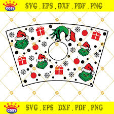 Download Grinch Starbucks Wrap Svg Full Wrap Starbucks Svg Starbucks Cup Svg Files For Cricut Grinch Svg Grinch Christmas Svg Grinch Hand Svg Cosysvg Com