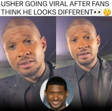 Does Usher look different?