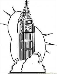 Art vector conceptual background with london big ben and englis. Big Ben In London Coloring Page For Kids Free Great Britain Printable Coloring Pages Online For Kids Coloringpages101 Com Coloring Pages For Kids