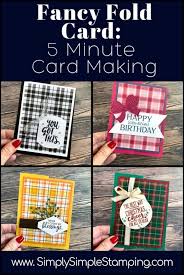 Find and save ideas about card making on pinterest. Fancy Fold Card How To Make A 5 Minute Simple Card Fancy Fold Card Tutorials Simple Cards Card Making
