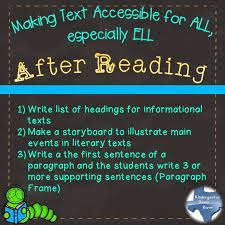 Sheltered Instruction For Ells Making The Text Accessible