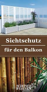 Sichtschutz Fur Terrasse Co Balkon Verschonern Sichtschutz Terrasse Balkon