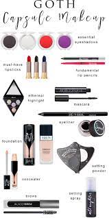 Though the goth look may be dark, this doesn't mean you can't have some fun with your eye makeup. Goth Capsule Makeup Collection Makeup Collection Makeup Cosmetic Brush Set
