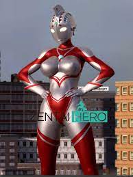 No Lamp! New Arrival Sexy Katia Ultra Lady Shiny Metallic Super Hero Zentai  Bodysuit Red Silver Woman Gigalady Catsuit No Helmet|Movie & TV costumes| -  AliExpress