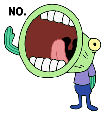 Encyclopedia spongebobia the spongebob squarepants wiki. Spongebob Hoopla Fish Screaming No Sticker Spongebob Stickers Squidward Painting