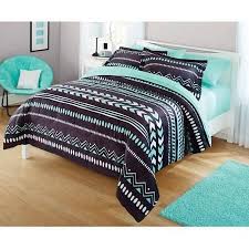 Black And Gray Comforter Set Walmart Your Zone Tribal Bedding Comforter Set 1 Each Walmart Com Bedroom Comforter Sets Mint Green Bedroom Comfortable Bedroom