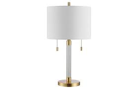 The base of the lamp is 16 by 9 cm, which means that all of the cuts are repeated. Kinsley Acrylic Table Lamp Brass One Kings Lane In 2021 Brass Table Lamps Acrylic Lamp Base Acrylic Table