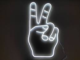 Led signs bedroom ideas and photos houzz. Hand Neon Sign Neon Signs Led Neon Signs Custom Neon Signs