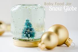 Craftaholics Anonymous Baby Food Jar Snow Globes Tutorial