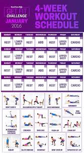 This 28 Day Challenge Will Get You To Actually Start Working Out Workout Challenge Workout Schedule Fitness Body