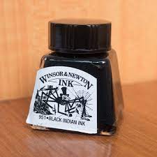 For best results, use an india ink with a pleasing warm color undertone and a low acrylic content. Review Winsor Newton Black India Ink Parka Blogs