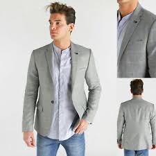 Classico summer season vestito biancheria,hip length cappotto. Abiti Estivi Di Lino Uomo 220728