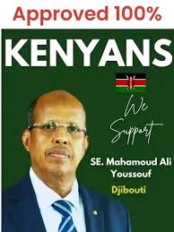 Our God sent Candidate from Djibouti Has mastery in Africa matters Has  clarity of mind Has zeal to perform Has Eloquence in English, French &  Arabic Has support across Africa He is