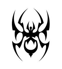 Tribal black widow spider tattoo on back. Malaysian Tribal Spider Tattoo Design Tattooimages Biz