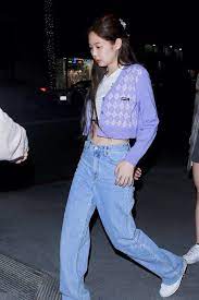 Jennie kim was born as the only child of her parents. Lilac Cardigan Jennie Blackpink K Fashion At Fashionchingu Korean Airport Fashion Fashion Kpop Outfits