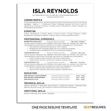 Simple One Page Resume Template Isla Reynolds Bestresumes Info Video Video In 2020 One Page Resume Template Teacher Resume Template One Page Resume