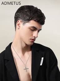 ADMETUS Sacred Medal, Sacred Amulet Necklace, 925 Sterling Silver  Protection Pendant, Jewellery for Men with 2.5 mm Width, 55.9 + 5.1 cm  Length, Rolo Chains, Sterling Silver, No Gemstone : Amazon.de: Fashion