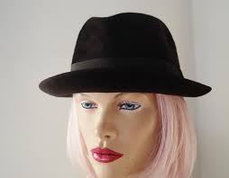 Sombrero de fieltro para hombre BORSALINO Grand Prix Paris marrón con  hermosa cinta para el sombrero // Talla 60 // Fabricado en Italia